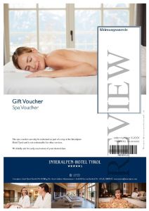 Spa Voucher